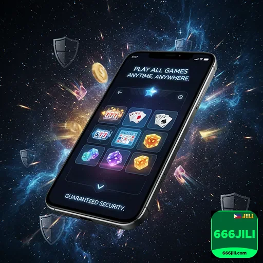 Player enjoying mobile casino games anytime, anywhere